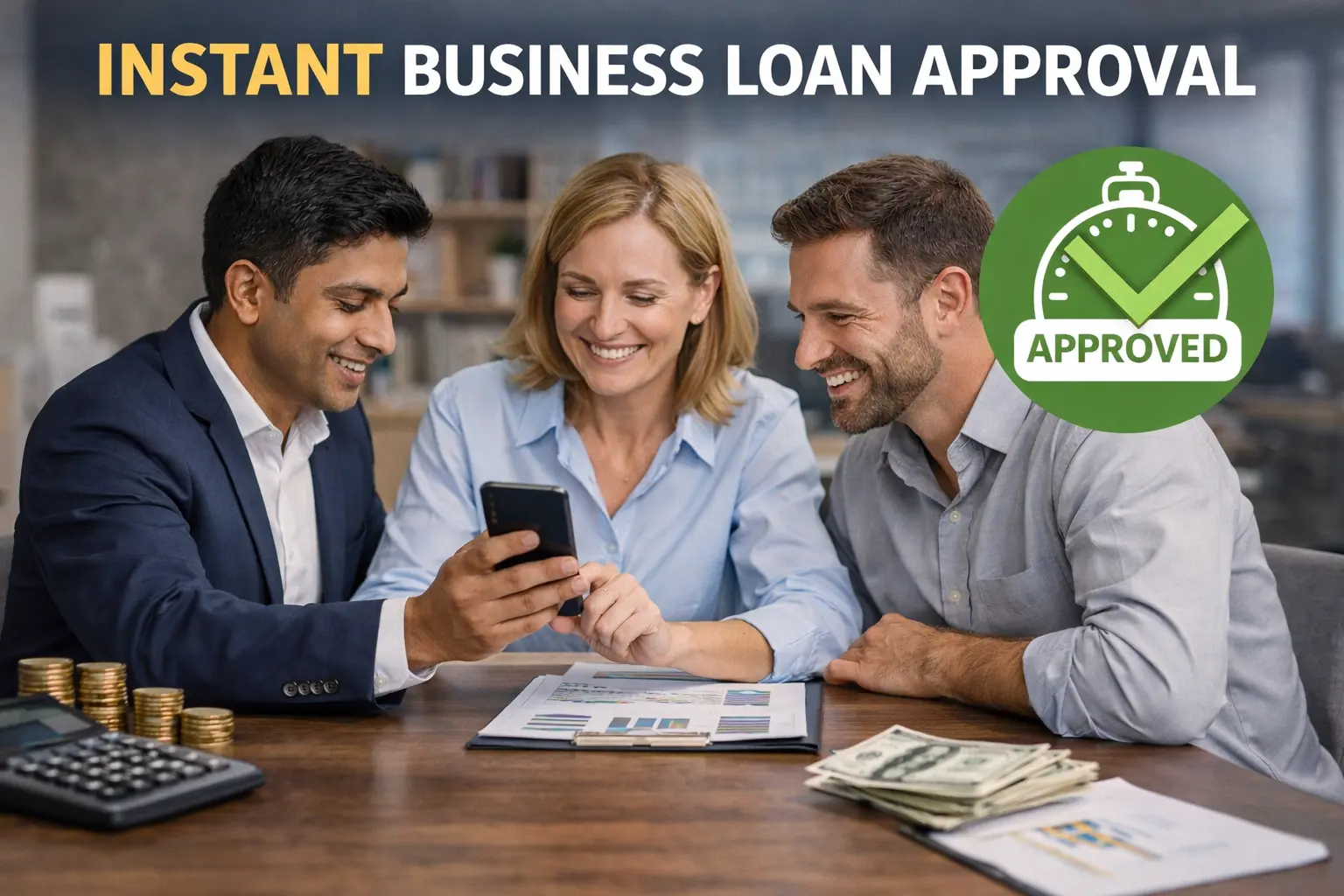 Instant business loan approval